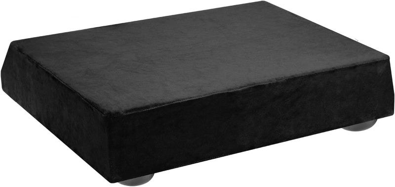 TXesign Dust Cover Compatible with Audio-Technica AT-LP120XUSB and AT-LP120XBT-USB Turntable, Stretch Fleece Dust Case Turntable Protective Cover Soft Sleeve with Elastic Band (Black) - Image 1